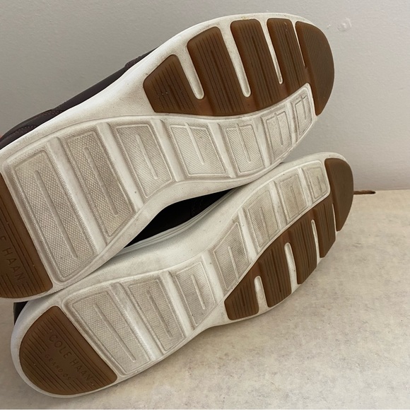 Cole Haan Men's Grand Tour Sport Oxford Sneakers Leather Size 8M Chestnut - Picture 9 of 9